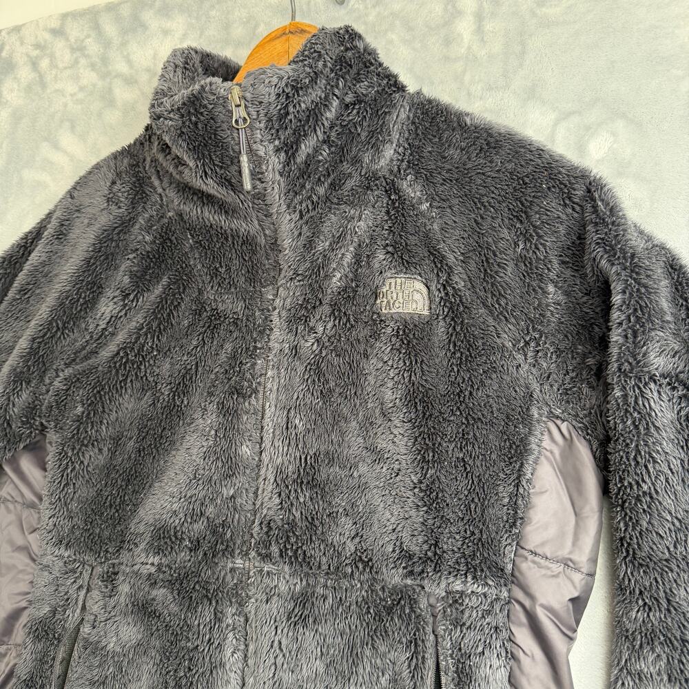The North Face‎ Jacket Women Large Osito Fleece Logo Zip Soft Work Party Core Ex